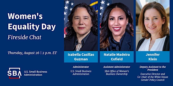 Women's Equality Day Fireside Chat