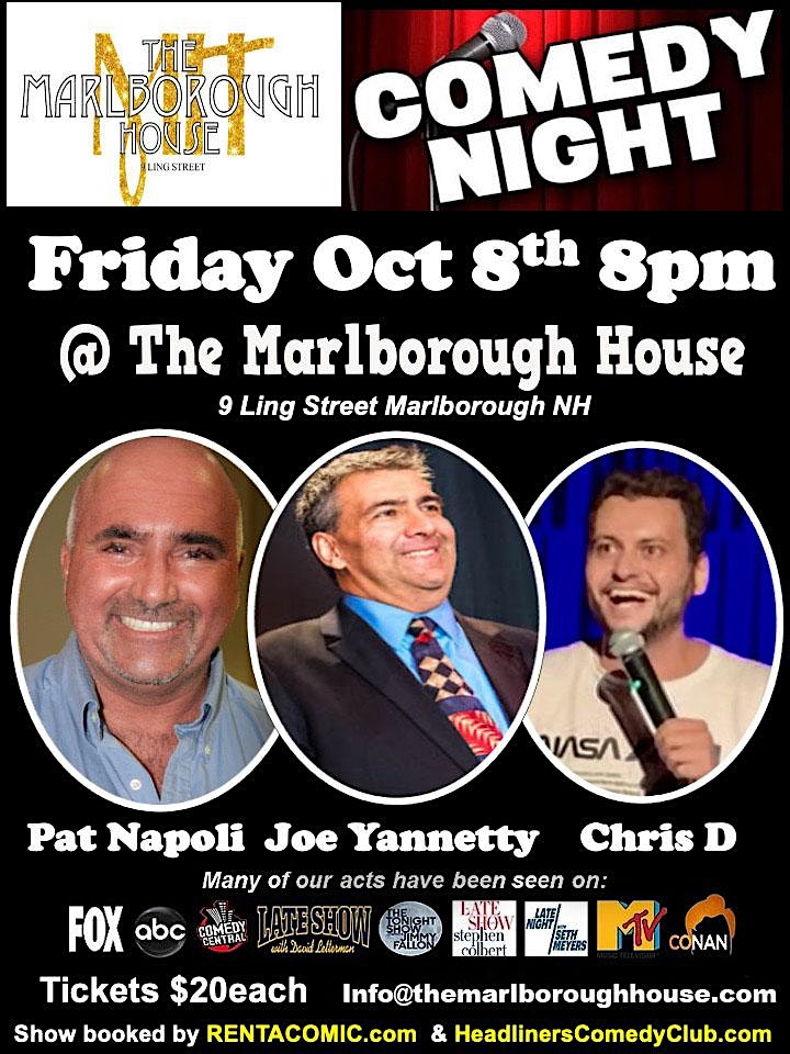 
		Headliners Comedy Night at The Marlborough House image
