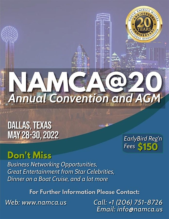 
		NAMCA 20th Anniversary and AGM image
