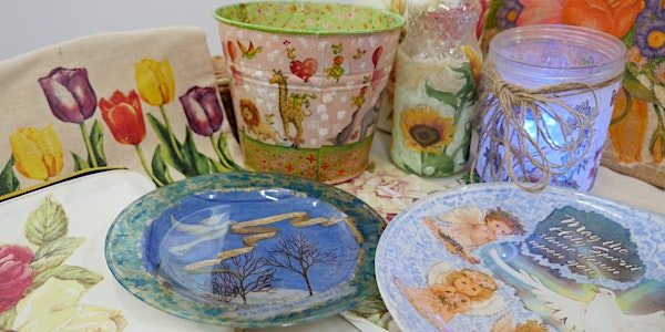 Decoupage Art Course starts Oct 9 (4 Sessions)