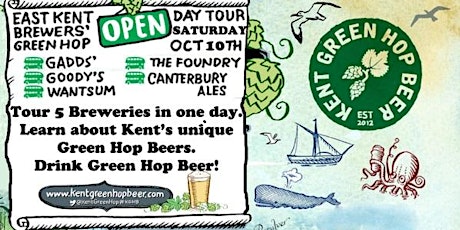 East Kent Green Hop Brewery Tour - Canterbury Ales Bus primary image