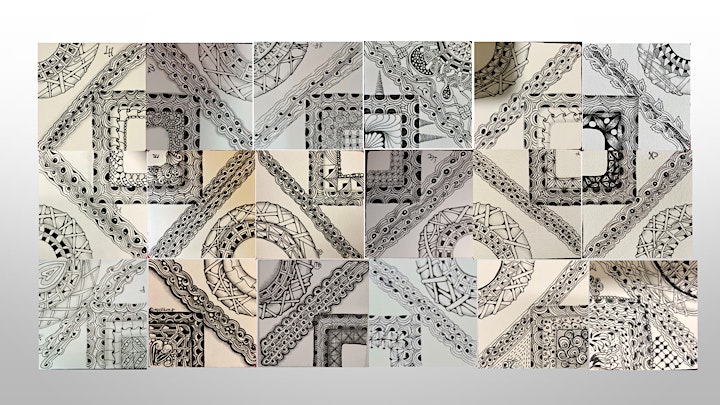 Zentangle Art Course starts  Oct 16  (8 sessions) - Hybrid @ MacPherson image