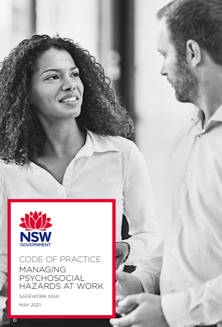 NEW Code of Practice Managing Psychosocial Hazards at Work-NSW participants image