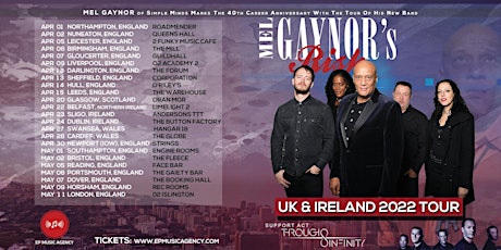Mel Gaynor's Risk & Through Infinity @ Limelight 2, Belfast UK tickets