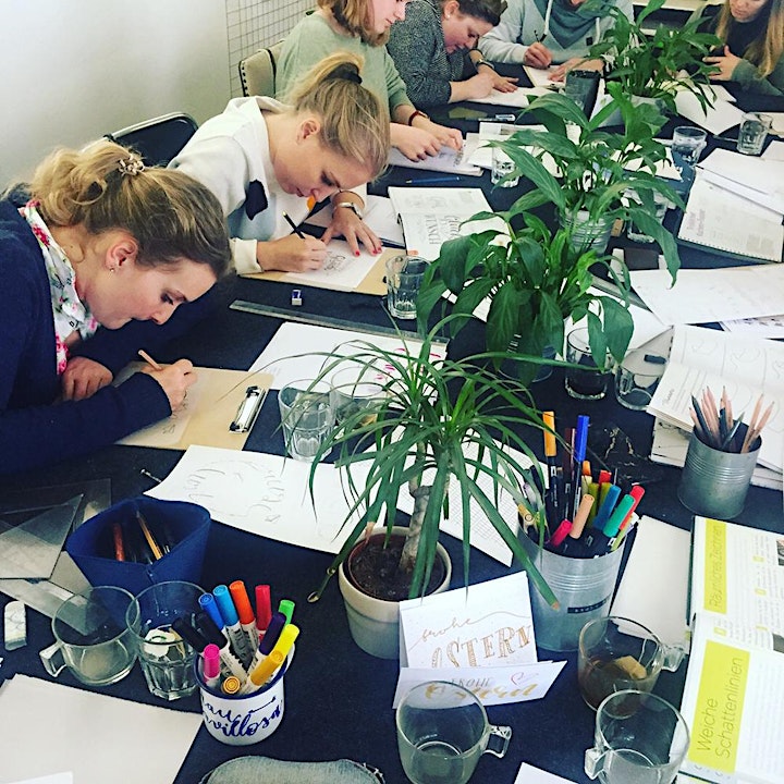 Brush und Hand Lettering Workshop - Zwei Techniken in einem Workshop: Bild