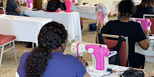 Newark NJ | Lace Front Wig Making Class with Sewing Machine