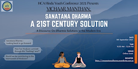 Vichaar Manthan  - Sanatana Dharma: A 21st Century Solution primary image