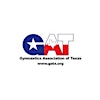 Logotipo da organização Gymnastics Association of Texas