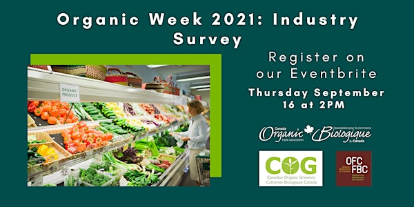 National Organic Sector Survey - Needs and Concerns