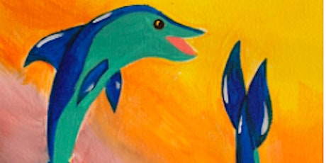 Dancing Dolphins Family Paint Night - Oct 16, 2021 primary image