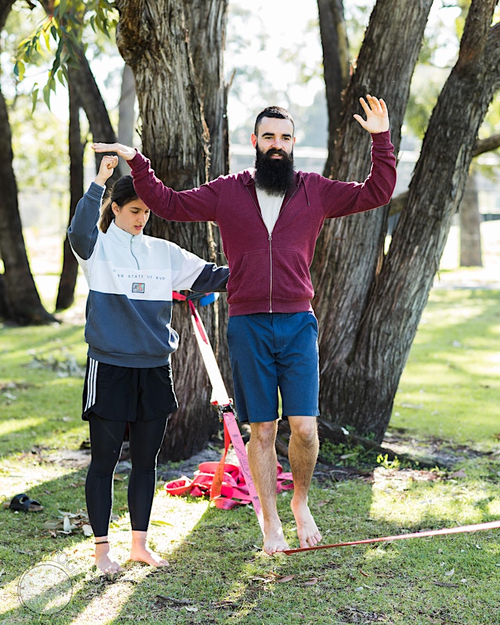 Slackline Beginner Workshop image