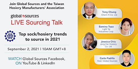 GS LIVE Sourcing Talk : Top Sock/Hosiery Trends to Source in 2021 primary image
