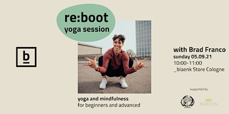 Hauptbild für re:boot Yoga Session with Brad Franco at _blaenk Store Cologne