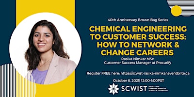 Chemical Engineering to Customer Success: How to network and change careers