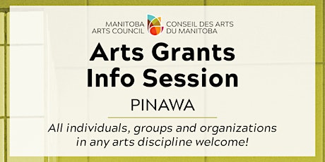 Arts Grants Information Sessions in Pinawa primary image