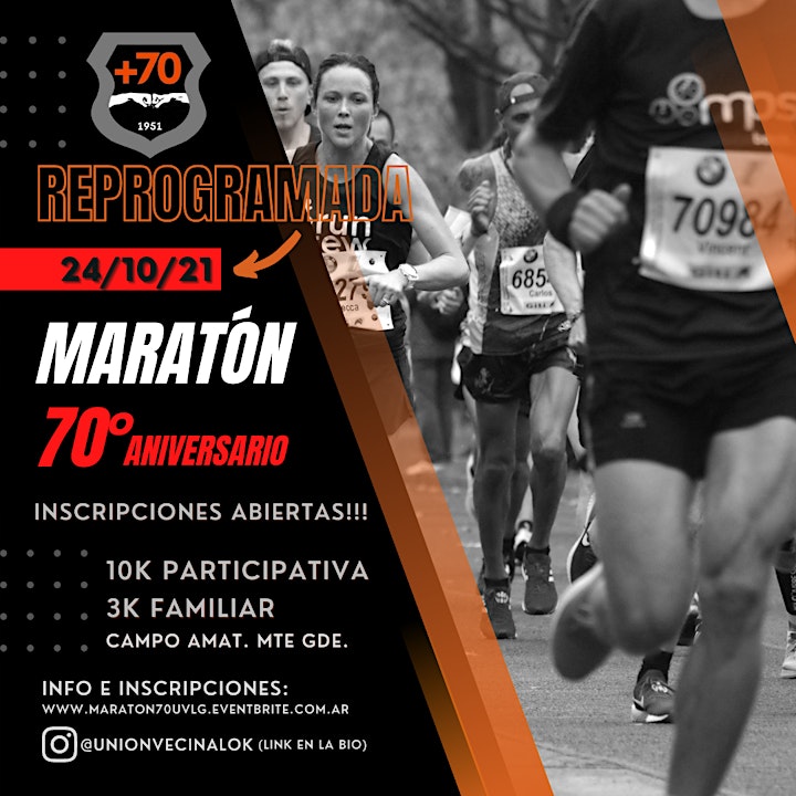 Imagen de Maratón 70° Aniversario del Club Unión Vecinal de Luis Guillón.