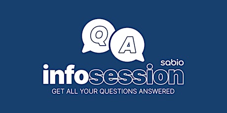 Sabio Online Info Session tickets