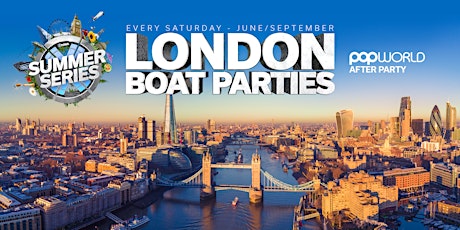 London Boat Party with FREE After Party! tickets