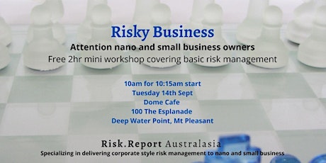 Risky Business - Small business risk management made easy primary image