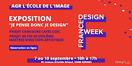 Image principale de EXPOSITION "Je pense donc je design" - FDW 2021