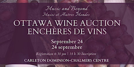 Ottawa Wine Auction (Limited In-Person + Virtual Options) primary image