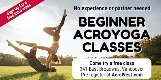 Free Beginner Acroyoga Class (Vancouver)