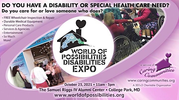 World of Possibilities Disabilities Expo - Prince George's  County 2021 image