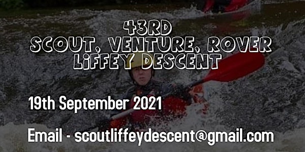 Scout, Venture, Rover Liffey Descent 2021