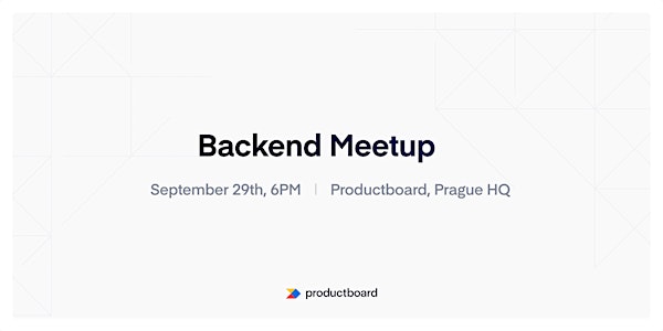 Backend Meetup PRG