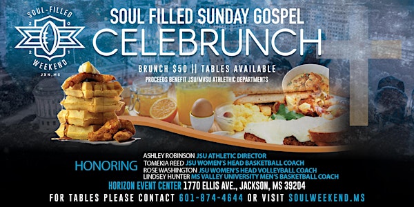 Soul-Filled  Sunday Gospel CeleBrunch 2021