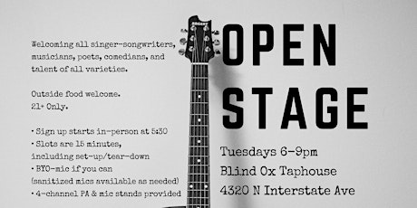 Open Stage with Cody Weathers at Blind Ox Interstate