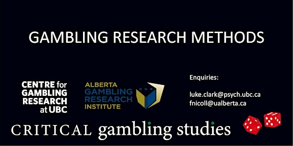 Gambling Research Methods
