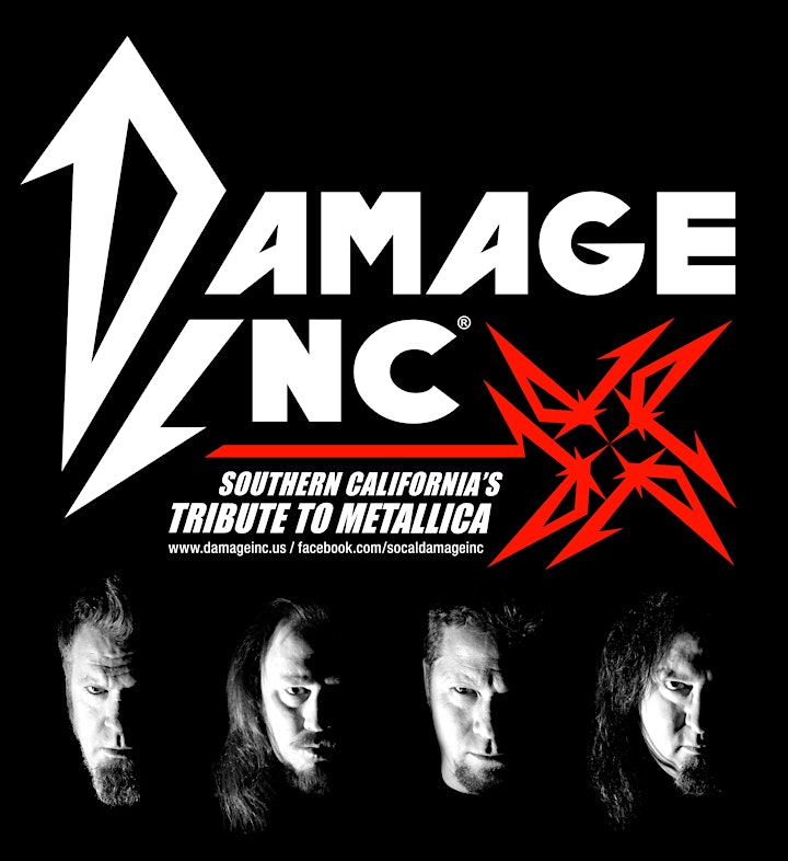 Damage Inc (Souther Cali's Metallica Tribute) SAVE 37% OFF before 8/18 image
