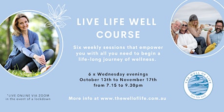 Live Live Well COURSE - Online primary image
