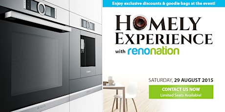 Homely Experience with RenoNation and Bosch Singapore primary image