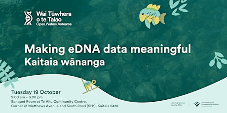 Making your data meaningful - a Wai Tūwhera o te Taiao workshop Kaitaia