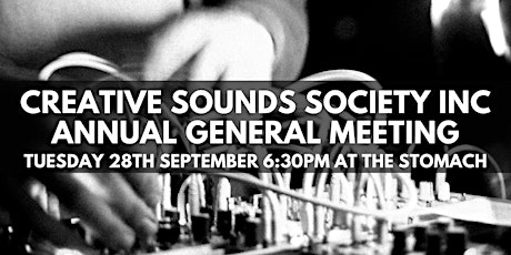 Creative Sounds Society Annual General Meeting primary image