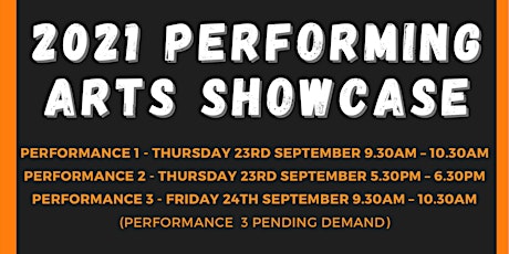 23/09/2021 9:30am-10:30am Performing Arts Showcase Alberton Primary School. primary image