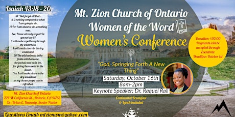 Women's Ministry Conference primary image
