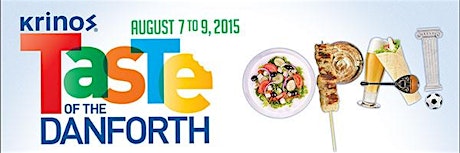 Taste of the Danforth. Friday August 7th, 2015 (Free) primary image