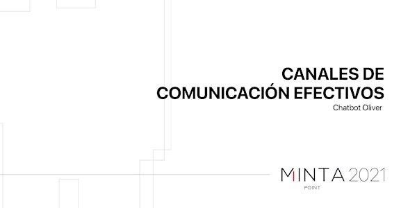 CANALES DE COMUNICACIÓN EFECTIVOS | Chatbot Oliver