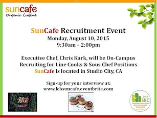 SunCafe Recruitment Event primary image