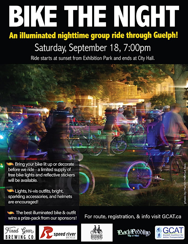 Bike the Night - Guelph image
