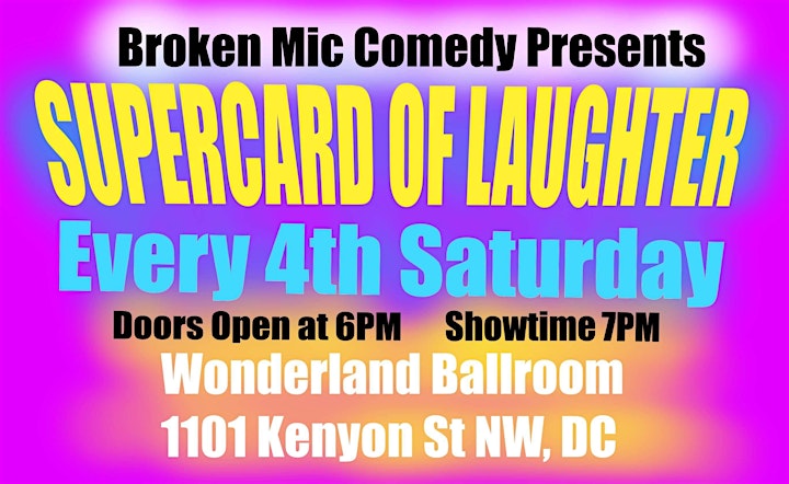 
		Broken Mic Comedy Presents SuperCard of Laughter image
