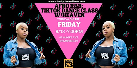 Afro R&B: TIK TOK Dance Class w/Heaven (Studio/Online) primary image