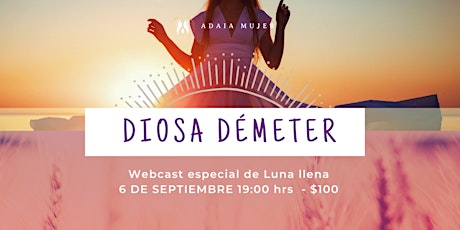 Imagen principal de Webcast LUNA NUEVA - Diosa Démeter