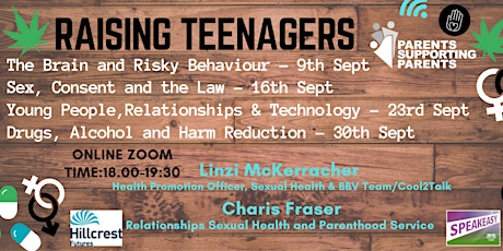 Raising Teenagers Series of workshops primary image