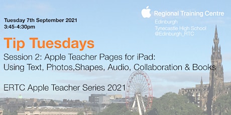 Tip Tuesday Session 2: Apple Teacher Pages for iPad primary image