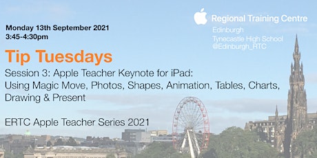 Tip Tuesday (Monday) Session 3:  Apple Teacher Keynote for iPad primary image