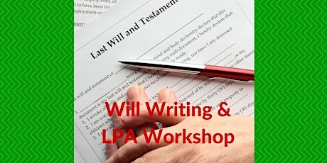 Complimentary Webinar on "Will Writing & LPA" (English) primary image